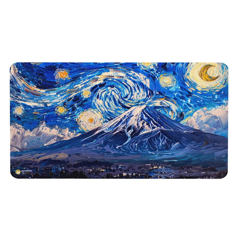 ماوس پد هومرو مدل MX2681 طرح نقاشی شب پرستاره سبک ونگوگ