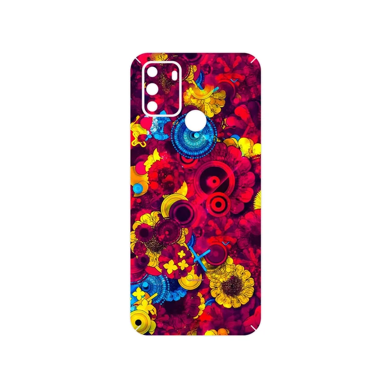 برچسب پوششی ماهوت مدل Vector Flower Garden Digital Art مناسب برای گوشی موبایل جی پلاس S10 2022