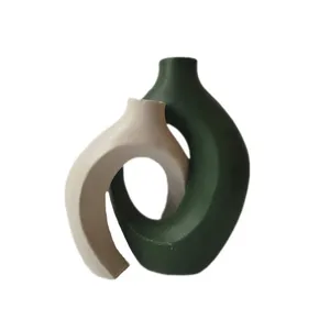 گلدان دکوری مدل دوقلو 