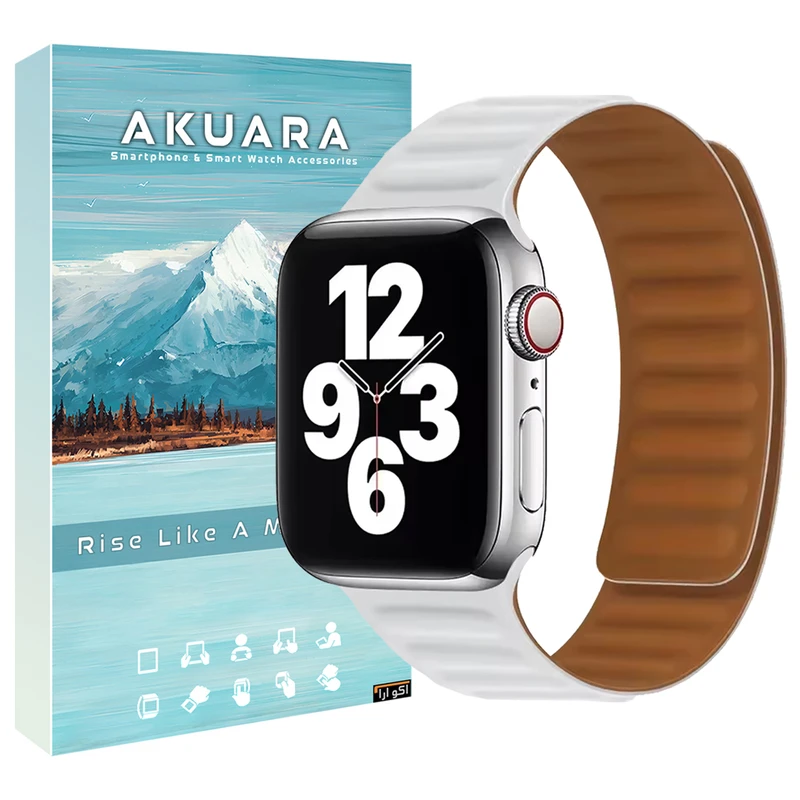 بند آکوآرا مدل Loop Magnet مناسب برای اپل واچ 44 میلیمتری سری SE 2 