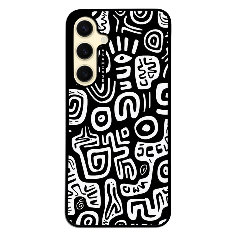 کاور آکام مدل AMC-WSGS24FE-DOODLE6 مناسب برای گوشی موبایل سامسونگ Galaxy S24 FE