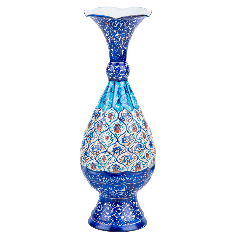 گلدان میناکاری مدل اسلیمی کد E20