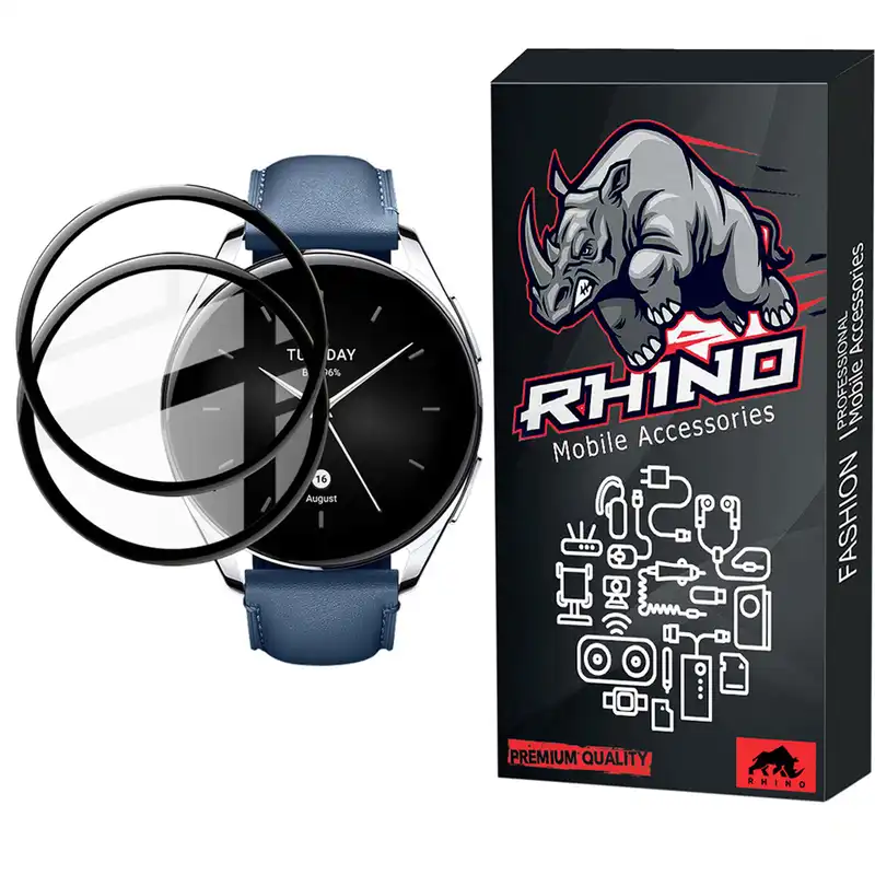 محافظ صفحه نمایش راینو مدل R-PMMA مناسب برای مچ بند هوشمند شیائومی S2 بسته 2 عددی