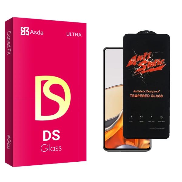 محافظ صفحه نمایش شیشه ای آسدا مدل DS Glass AntiStatic مناسب برای گوشی موبایل شیائومی 11T Pro 5G 2107113SG