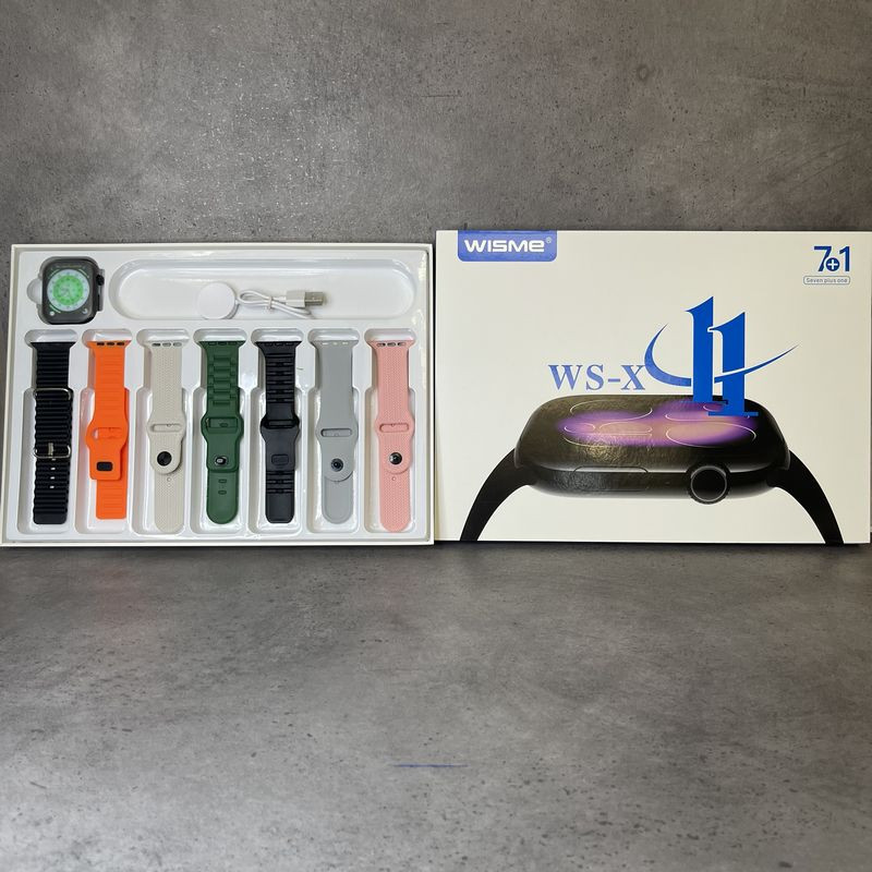 ساعت هوشمند 2.0 اینچی ویسمی مدل  ws-X11 با بند سیلیکونی