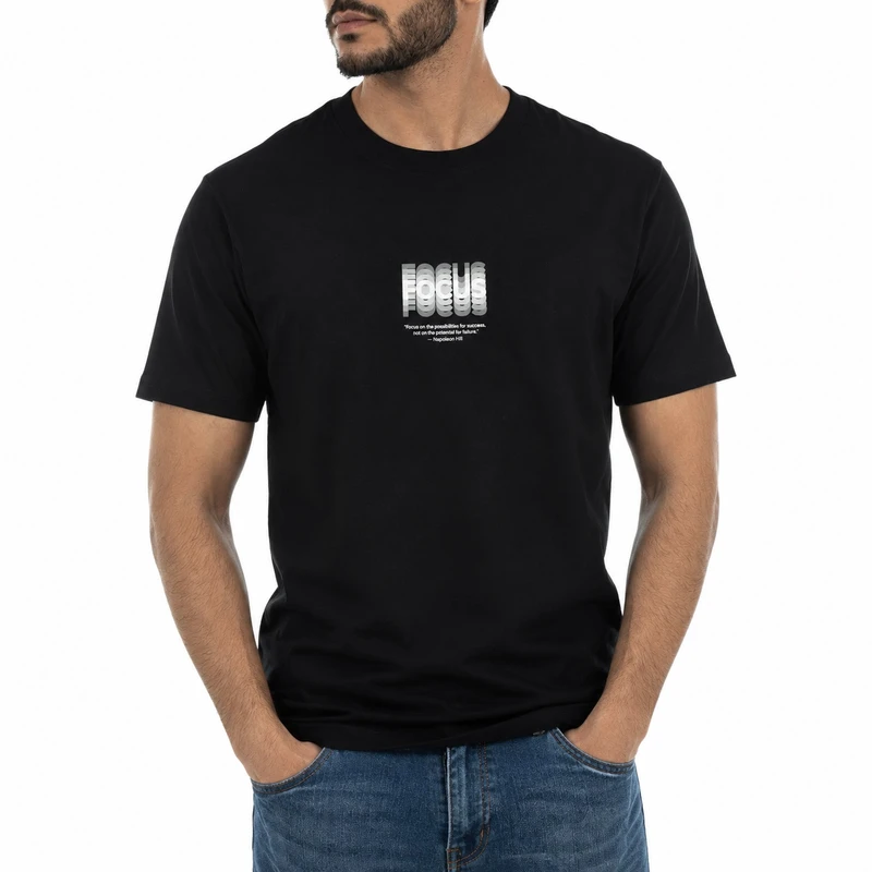 تی‌شرت آستین کوتاه یقه گرد مردانه مدل BM-NB-8824101M004