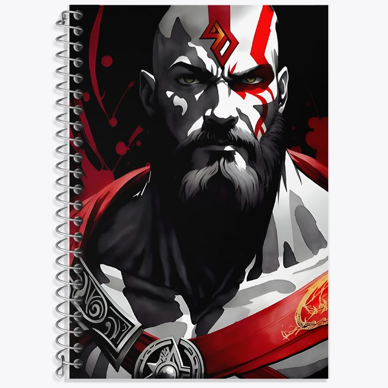 دفتر لغت 50 برگ خندالو طرح خدای جنگ (God Of War) کد F6953