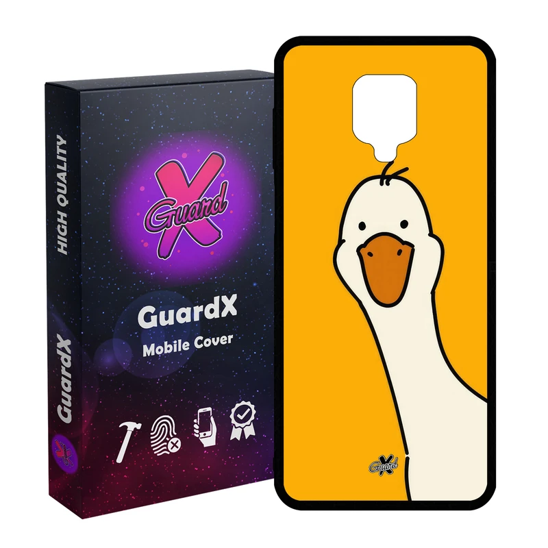 کاور گارد ایکس طرح اردک مدل Glass10656 مناسب برای گوشی موبایل شیائومی Redmi Note9 Pro/Note 9 Pro Max/Redmi Note 9S/MI Poco M2 Pro