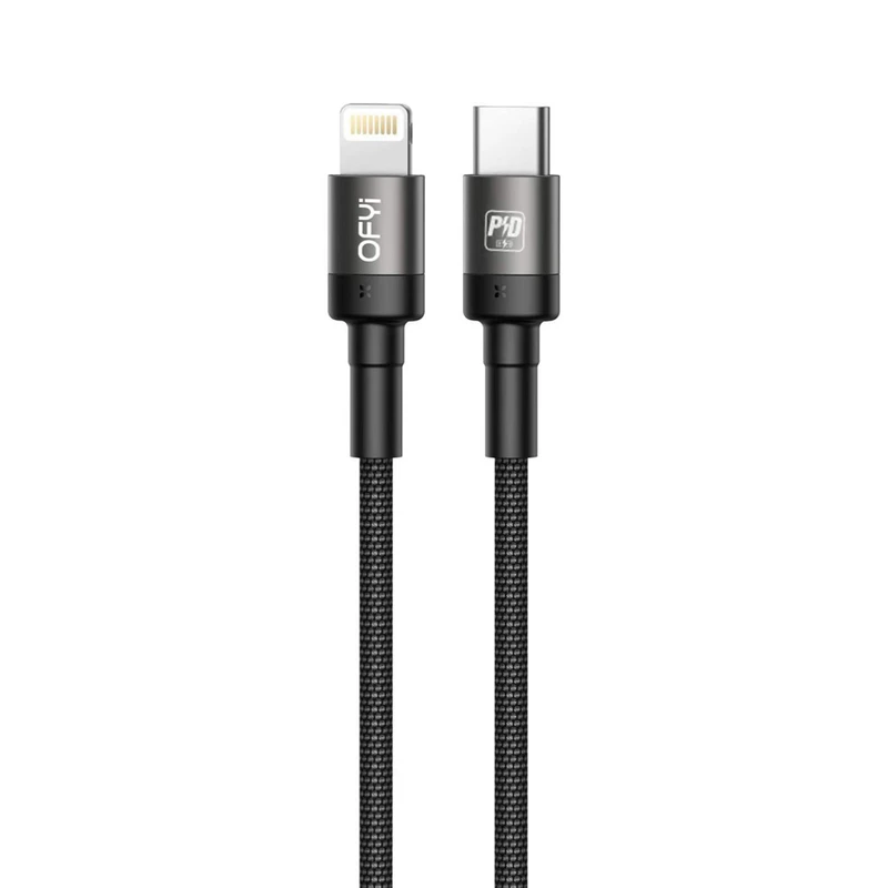 کابل تبدیل USB-C به لایتنینگ اوفی مدل CA-11PD 30W طول 1.2 متر کابل تبدیل USB-C به لایتنینگ اوفی مدل CA-11PD 30W طول 1.2 متر