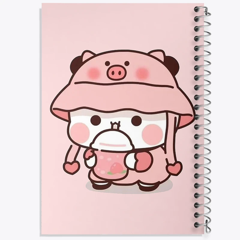 دفتر لیست خرید 50 برگ خندالو طرح خرس کیوت و بامزه کد N2596