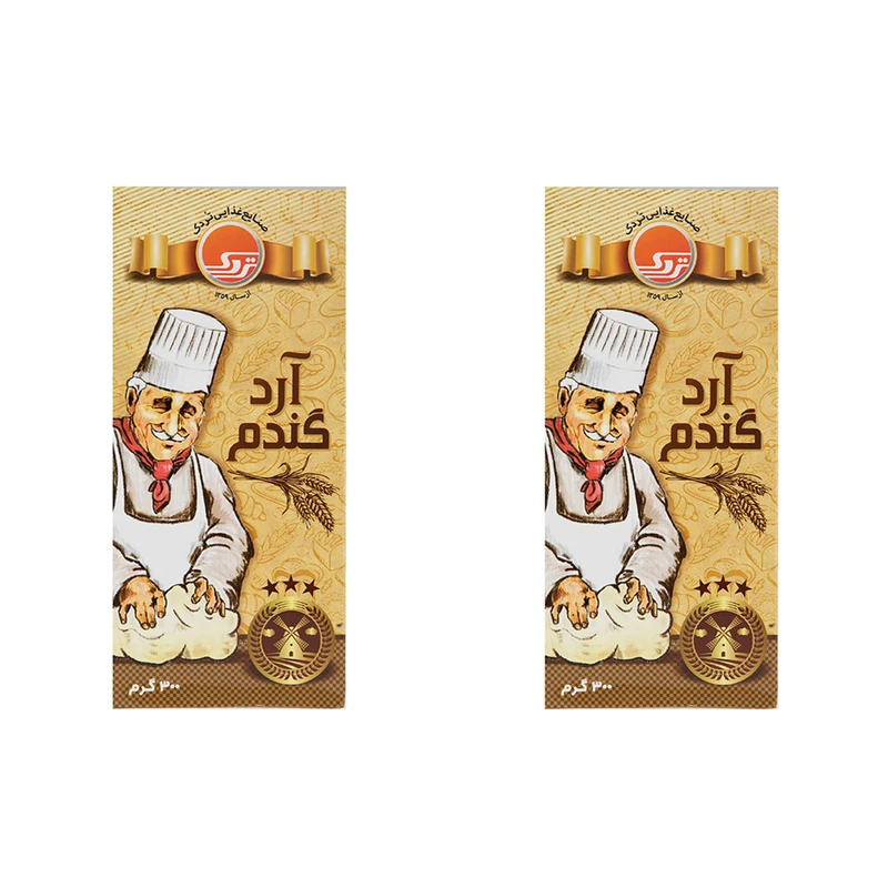 آرد گندم تردک - 300 گرم بسته 2 عددی