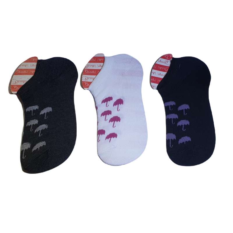 جوراب مدل مچی بسته 3 عددی