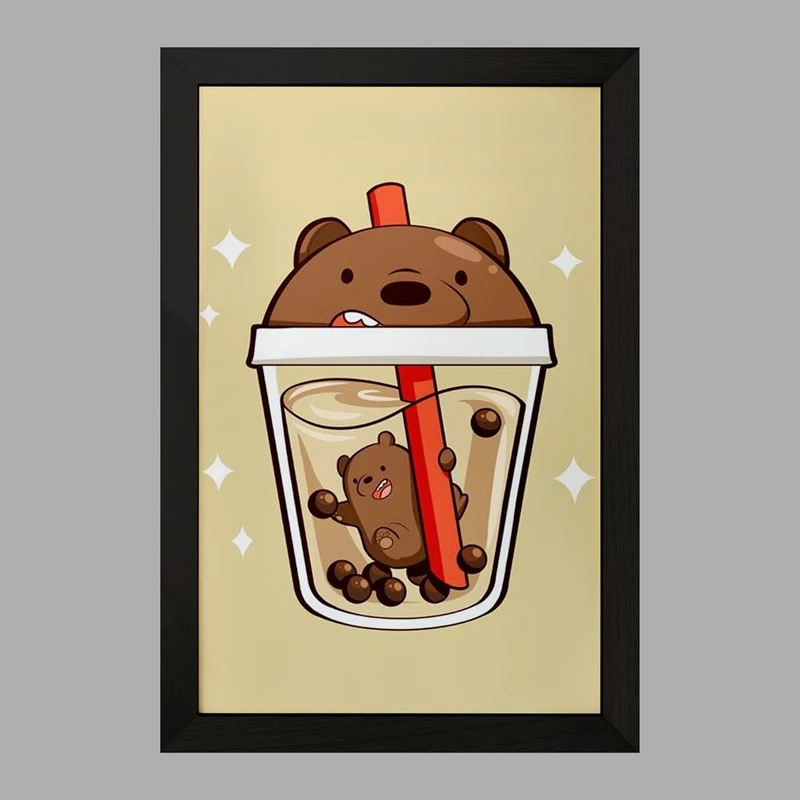 تابلو خندالو مدل انیمیشن سه خرس کله پوک کد 27654