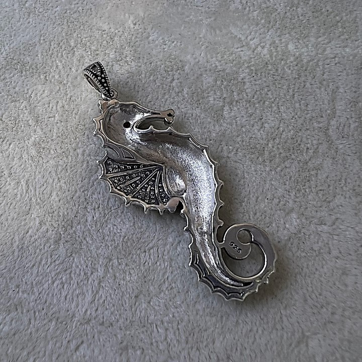 آویز گردنبند نقره زنانه کد glsr-2469