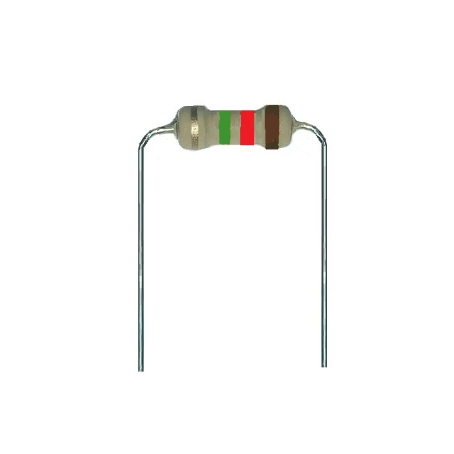مقاومت 1.2 مگا اهم مدل 1/4W-5% بسته 100 عددی