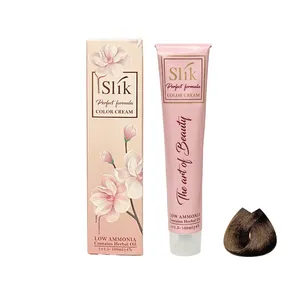 رنگ مو سلیک شماره 5 حجم 100 میلی‌لیتر رنگ قهوه‌ای روشن