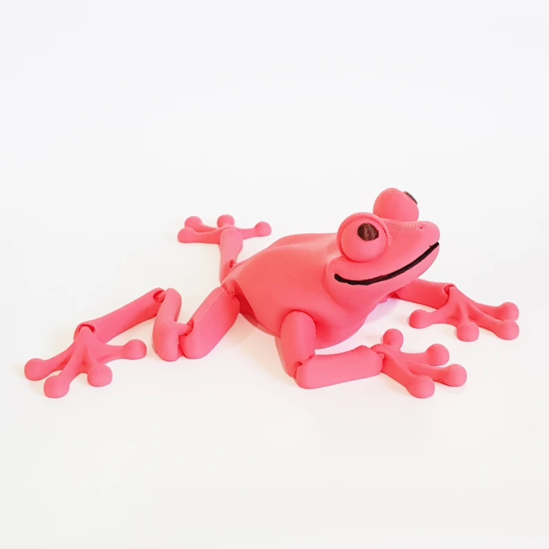 اکشن فیگور مدل قورباغه مفصل دار طول 15 سانتی متر