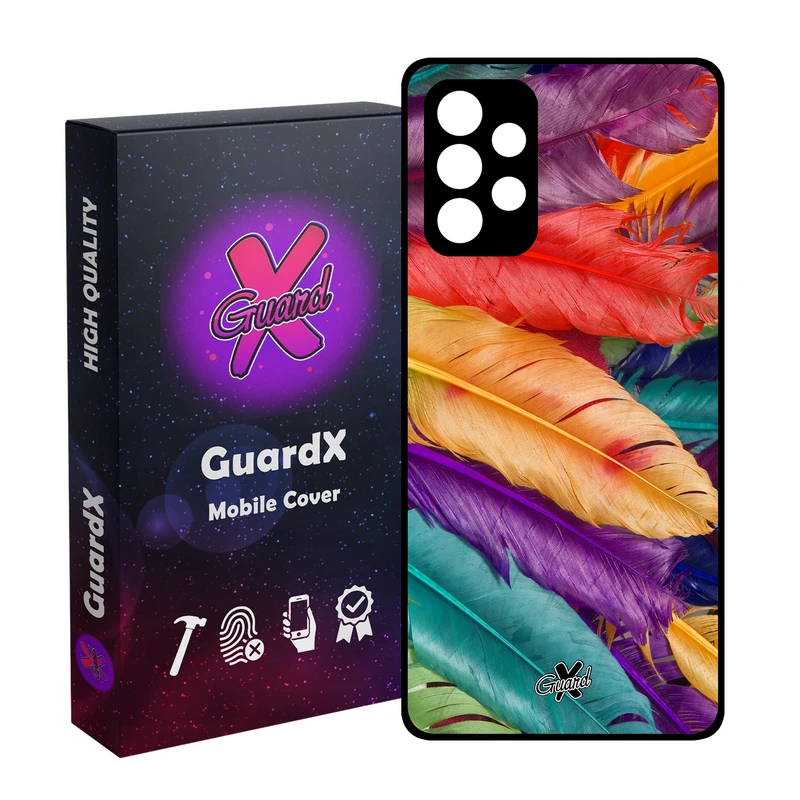 کاور گارد ایکس طرح Feather مدل Glass10180 مناسب برای گوشی موبایل سامسونگ Galaxy A72