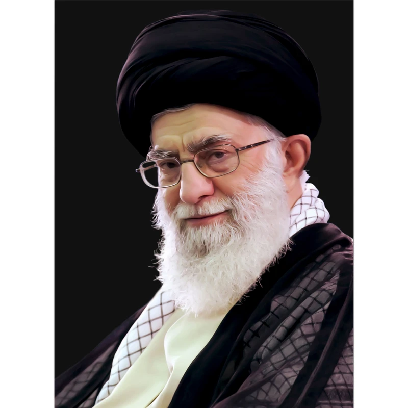 مگنت طرح رهبر معظم انقلاب حضرت سید علی خامنه ای مدل T1075 