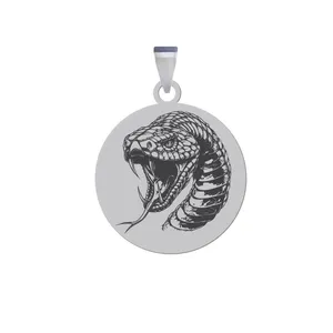 آویز گردنبند زنانه و مردانه هایکا مدل مار کد ag.h 151