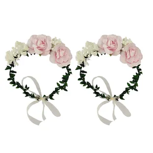 تاج مو دخترانه مدل رز کد 01 بسته 2 عددی