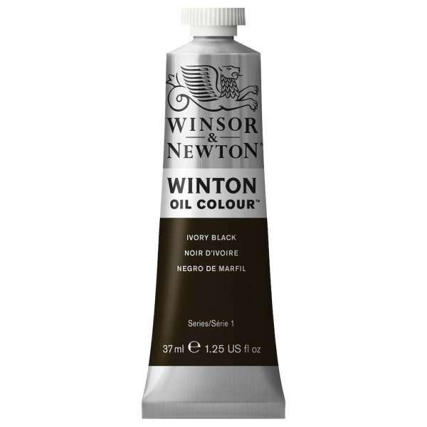 رنگ روغن وینزور اند نیوتون مدل وینتون کد IVORY BALCK 24 حجم 37 میلی لیتر