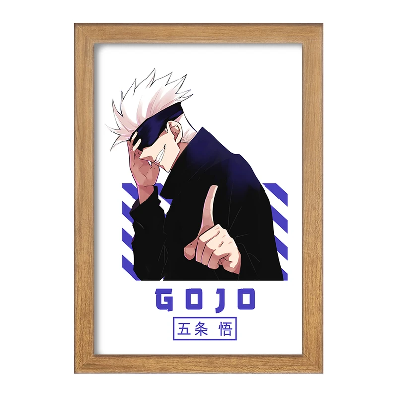 تابلو خندالو مدل گوجو ساتورو انیمه جوجوتسو کایزن کد F1599