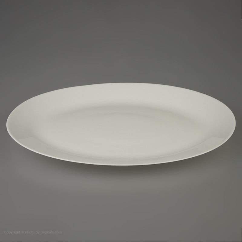 سرویس غذا خوری 26 پارچه دینو مدل گرد سفید ساده