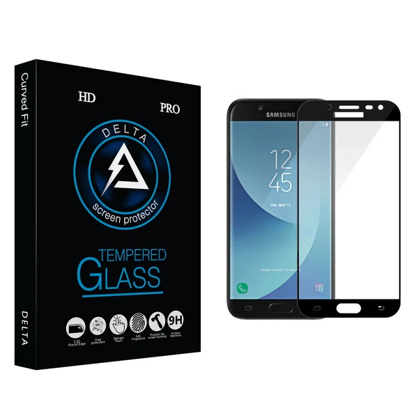 محافظ صفحه نمایش تمپرد دلتا مدل Fit مناسب برای گوشی موبایل سامسونگ Galaxy J5 Pro