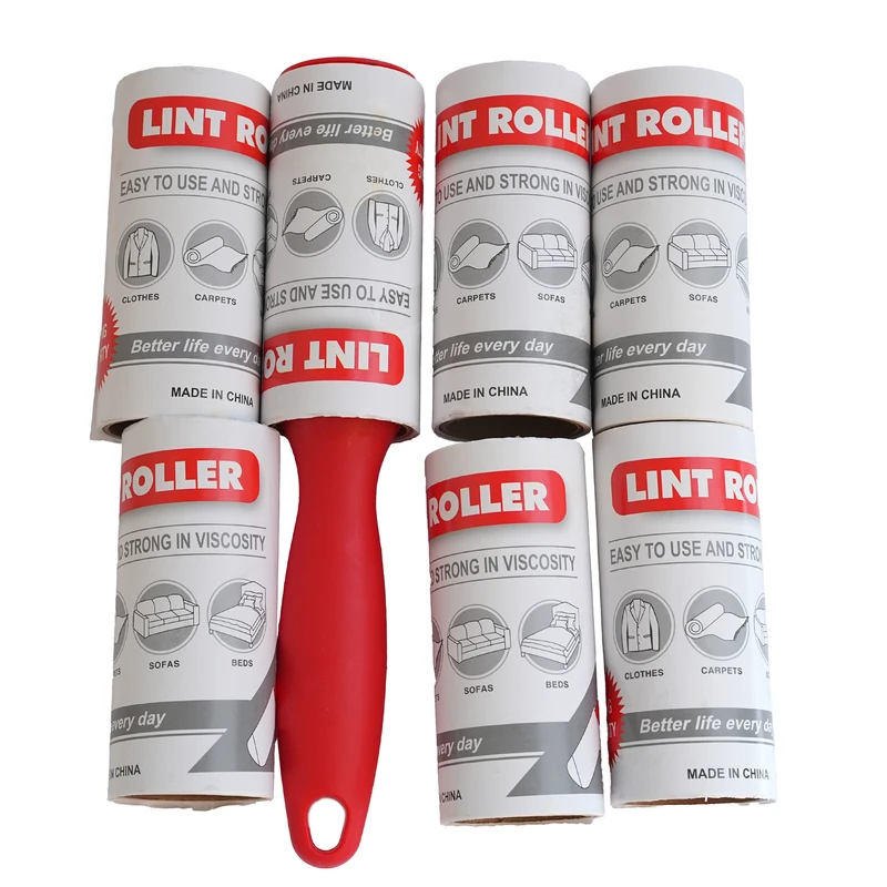پرزگیر رولی لباس مدل Lint Roller به همراه 6 رول یدکی 