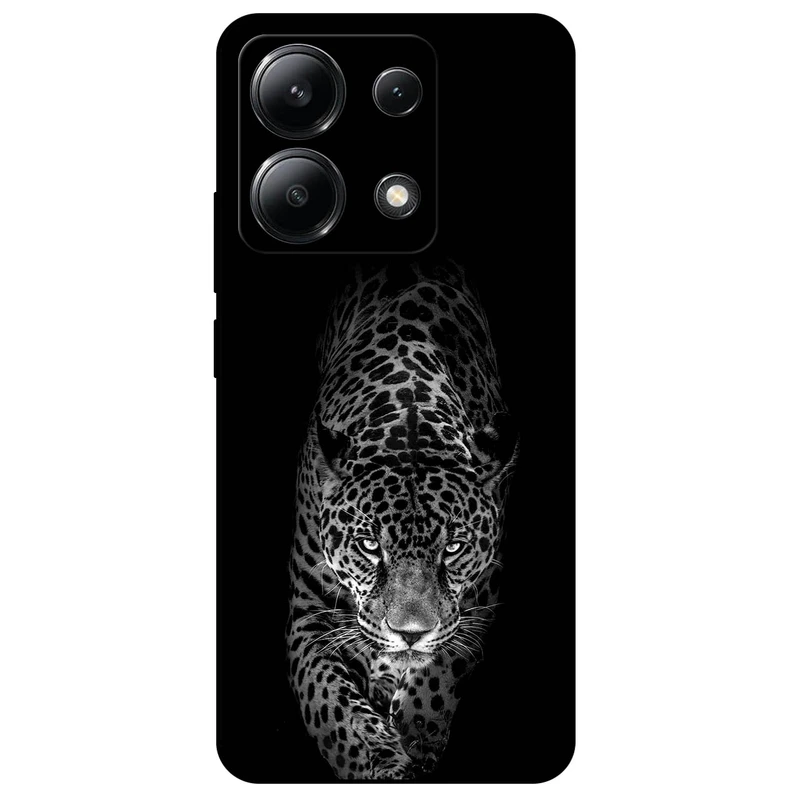 کاور مگافون طرح پلنگ مدل 1879 مناسب برای گوشی موبایل شیائومی Redmi Note 13 4G