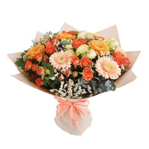 دسته گل رز طبیعی کد 256