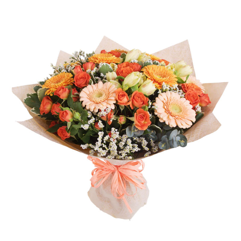 دسته گل رز طبیعی کد 256