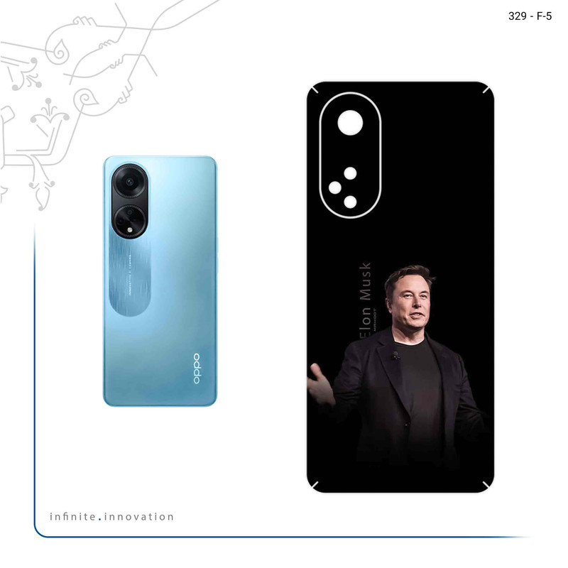 برچسب پوششی ماهوت مدل Elon_Musk مناسب برای گوشی موبایل اپو A98
