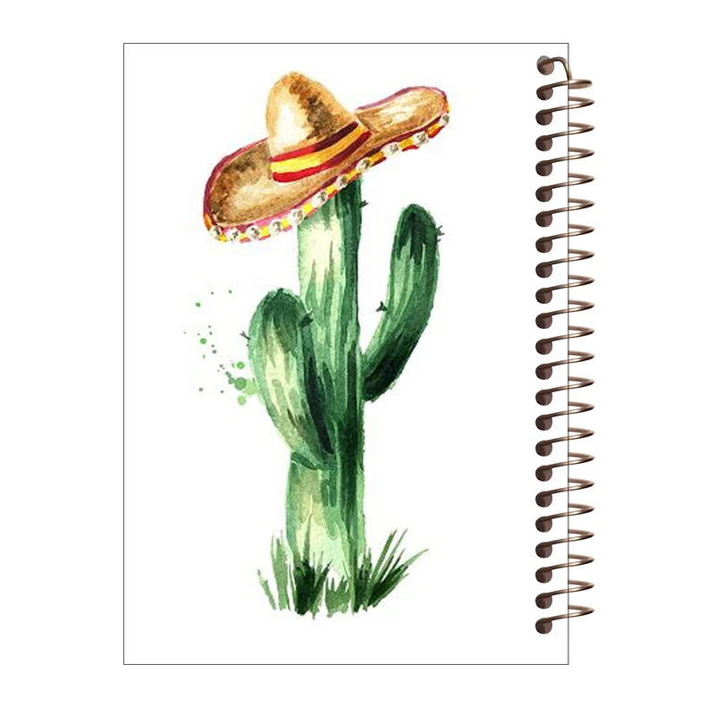 دفتر مشق 60 برگ طرح کاکتوس کد M64