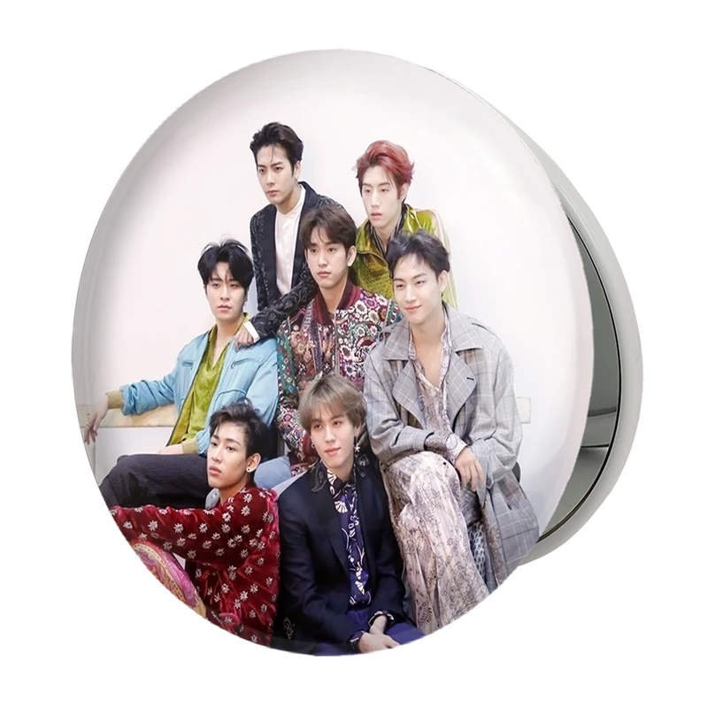 آینه جیبی خندالو طرح گروه گات سون GOT7 مدل تاشو کد 11637 