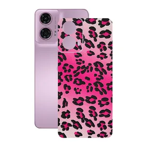 Remax Leth cover sticker Leopard pattern design suitable for Motorola Moto G24