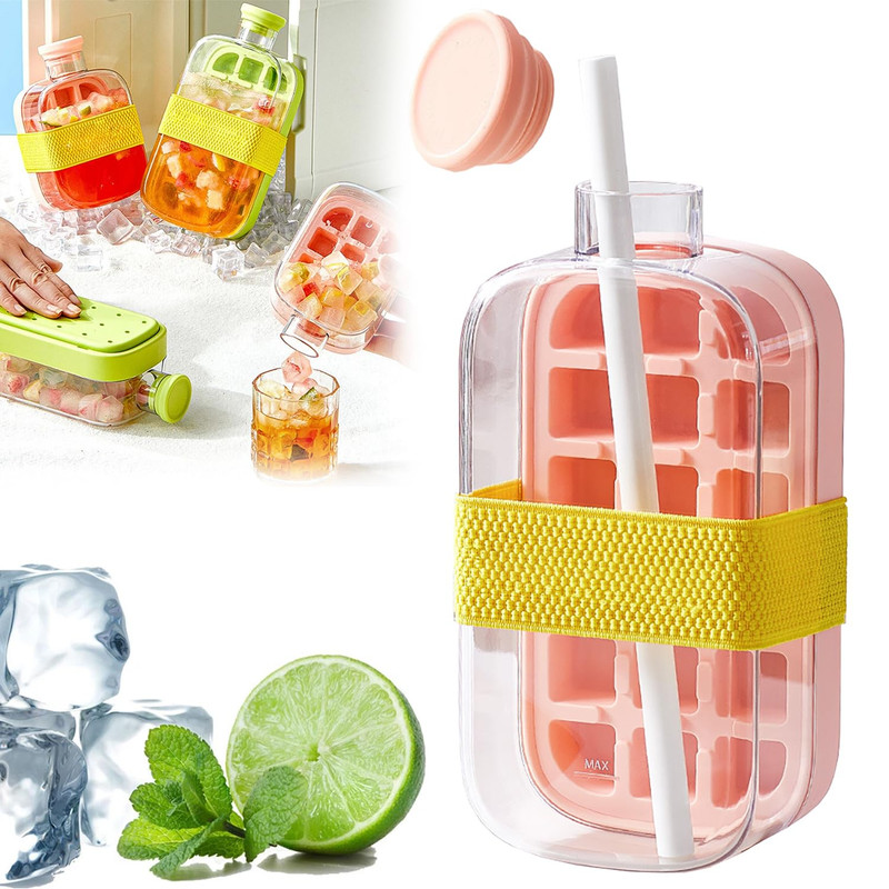 بطری آب مدل یخ ساز مدل ice cube گنجایش 0.8 لیتر