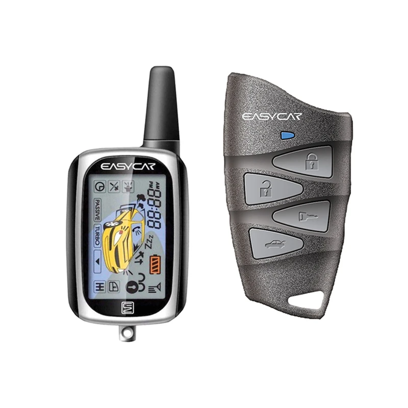 دزدگیر خودرو تصویری ایزیکار مدل A5100 به همراه ریموت یدکی