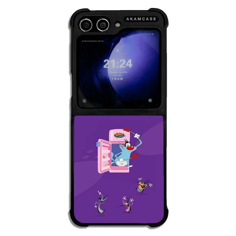کاور آکام مدل AMC-WSGZFLIP5-OGGY-15 مناسب برای گوشی موبایل سامسونگ Galaxy Z Flip 5