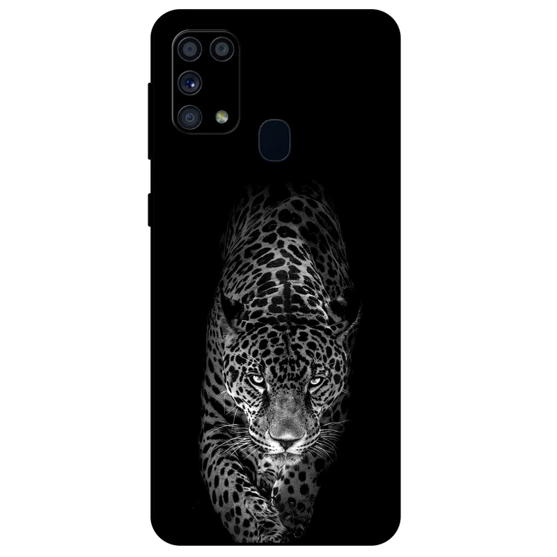   کاور مگافون طرح پلنگ مدل 1879 مناسب برای گوشی موبایل سامسونگ Galaxy M31   