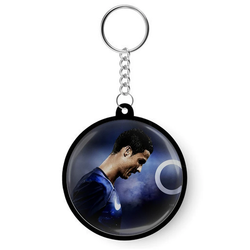 جاکلیدی مدل  دوطرفه طرح بازیکن اسطوره ای فوتبال کریستیانو رونالدو کاپیتان پرتغال کد S122