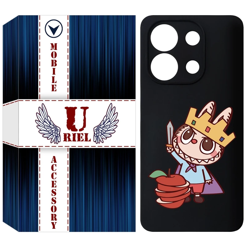 کاور یوریل مدل KSH کد 120 طرح عروسک لبوبو مناسب برای گوشی موبایل شیائومی Redmi Note 13 4G