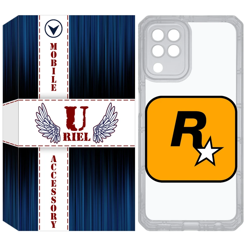 کاور یوریل مدل Clear کد 54 طرح راک استار مناسب برای گوشی موبایل سامسونگ Galaxy A22 4G / M32 / M22
