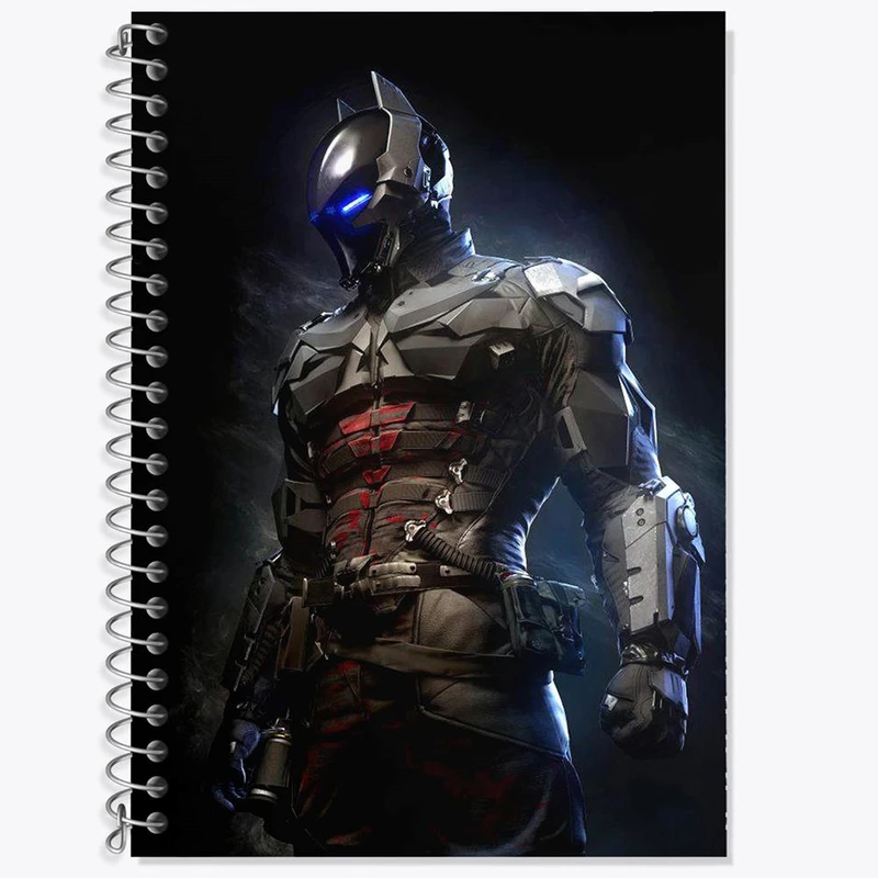 دفتر زبان 50 برگ خندالو مدل دو خط طرح بتمن شوالیه آرخام Batman Arkham knight کد 30267