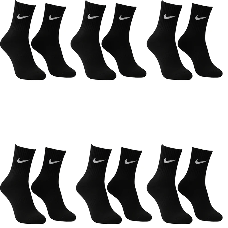 جوراب ورزشی ساق کوتاه زنانه NK1 بسته 6 عددی