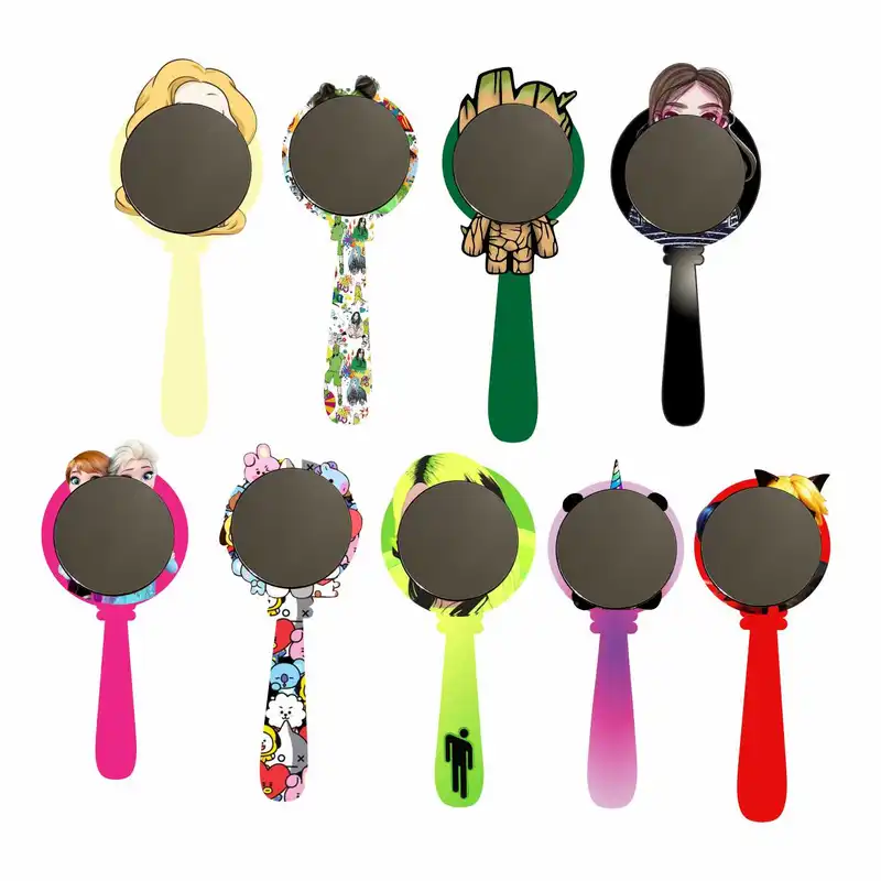 آینه آرایشی مدل فانتزی کد 03 مجموعه 9 عددی