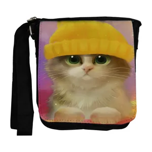 کیف دوشی بچگانه طرح گربه کد nk31