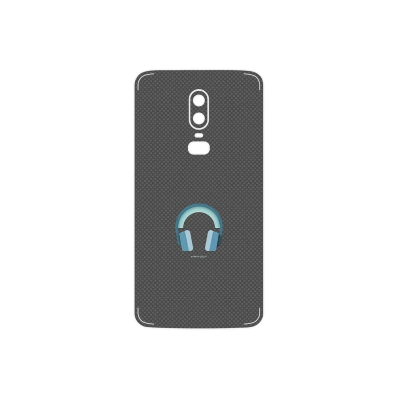 برچسب پوششی ماهوت مدل Minimal Headphone Icon مناسب برای گوشی موبایل وان پلاس 6