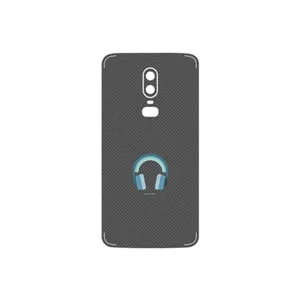 MAHOOT Minimal Headphone Icon Cover Sticker for OnePlus 6